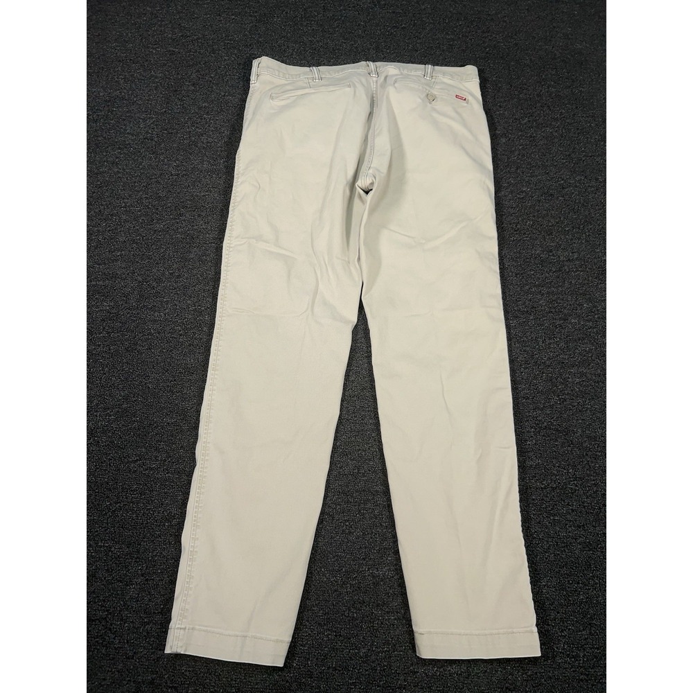 Levi's XX Chino Standard Taper Pants Men's 38x34 (Fits 38x32) Khaki Casual - Picture 3 of 9